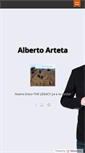 Mobile Screenshot of albertoarteta.com
